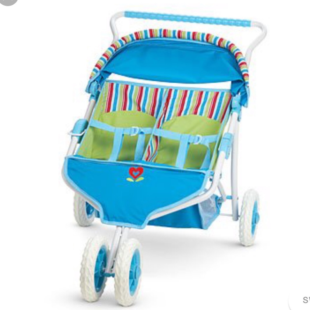 American Girl Doll Bitty Twins Stipped Stroller